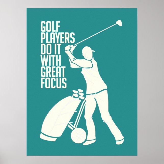 Poster personalizado GOLF PLAYER (Frente)