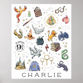 Poster Personalizado | Ícones HARRY POTTER™