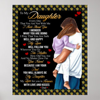 Poster Personalizado Para Minha Filha