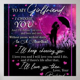 Poster Personalizado Para O Meu Belo Namorada De BoyFrida