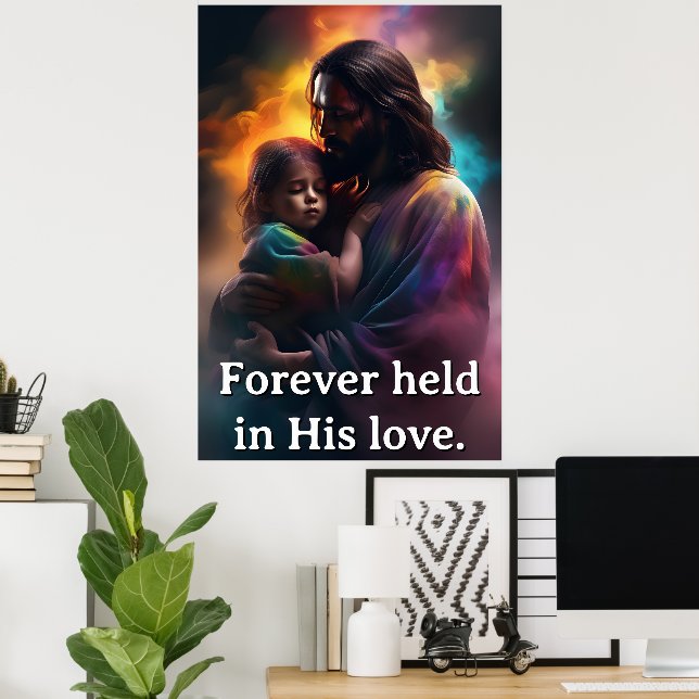 Poster Personalizado Para Sempre Preso No Seu Amor (Escritório em casa)