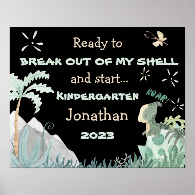 Poster Personalizado Primeiro Dia da Escola 2023 (Frente)