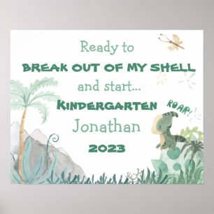 Poster Personalizado Primeiro Dia da Escola 2023