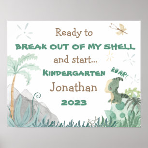 Poster Personalizado Primeiro Dia da Escola 2023