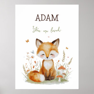 Poster Personalizado Raposa da Floresta - Você é A