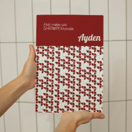 Poster Personalizado Retro Red Red Nursery Retro-White SH