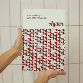 Poster Personalizado Retro Red White Nursery Retro-Red SH