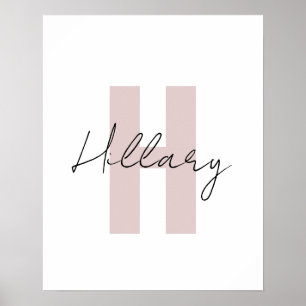 Poster Personalizado simples moderno Personalizado 