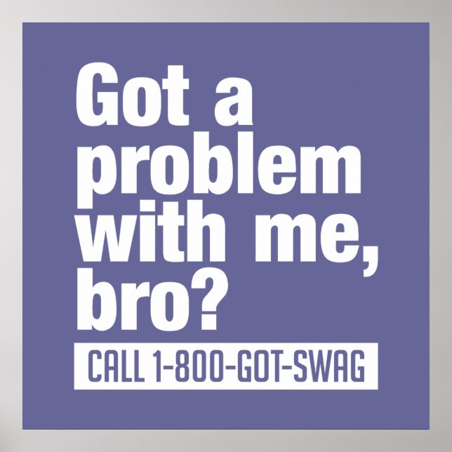 POSTER personalizado SWAG (Frente)