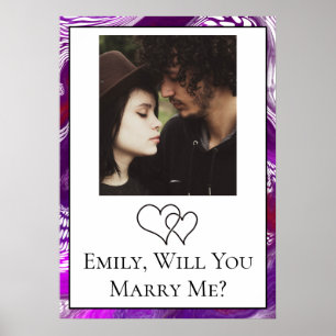 Poster Personalizado Você Me Casado