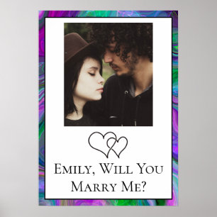 Poster Personalizado Você Me Casado