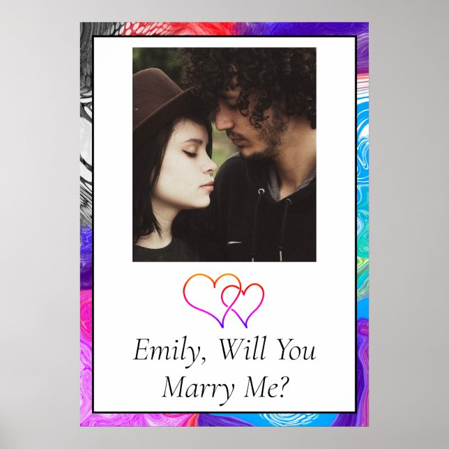 Poster Personalizado Você Me Casado (Frente)