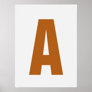 Poster Personalizar a letra Wall Art Modern Cozy Home Dec