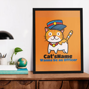Poster Personalizar Cat quer ser oficial