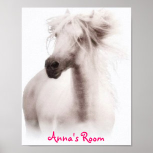 Póster Personalizar Convites de festas e placas de cavalo
