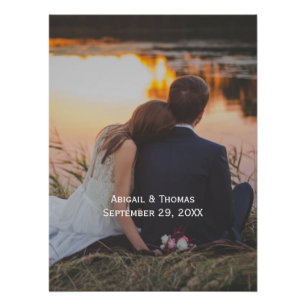 Póster Personalizar Foto Casamento Imagem Personalizada