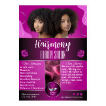 Personalizar Frente Africano de Salão de Beleza Am