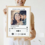 Poster Personalizar Nome Especial Música Estilo do Jogado<br><div class="desc">Poster de Fotografia do Estilo do Leitor de Música Especial de Nome Personalizado para casais. Você pode Personalizar esta placa fotográfica com seus nomes e fotos e adicionar sua música especial com o nome do artista. Também é possível substituir o bar de som de onda pelo código de imagem baixado...</div>