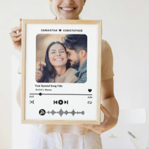 Poster Personalizar Nome Especial Música Estilo do Jogado