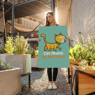 Poster Personalizar o melhor gato amigo