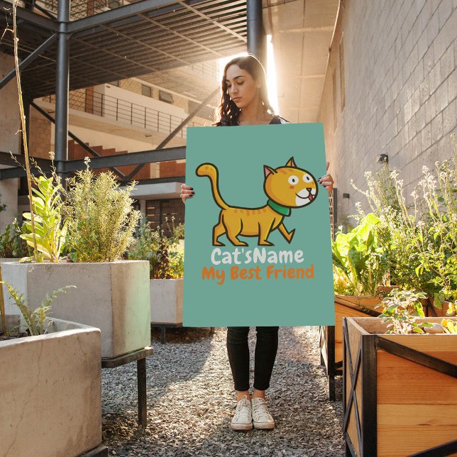 Poster Personalizar o melhor gato amigo (Criador carregado)