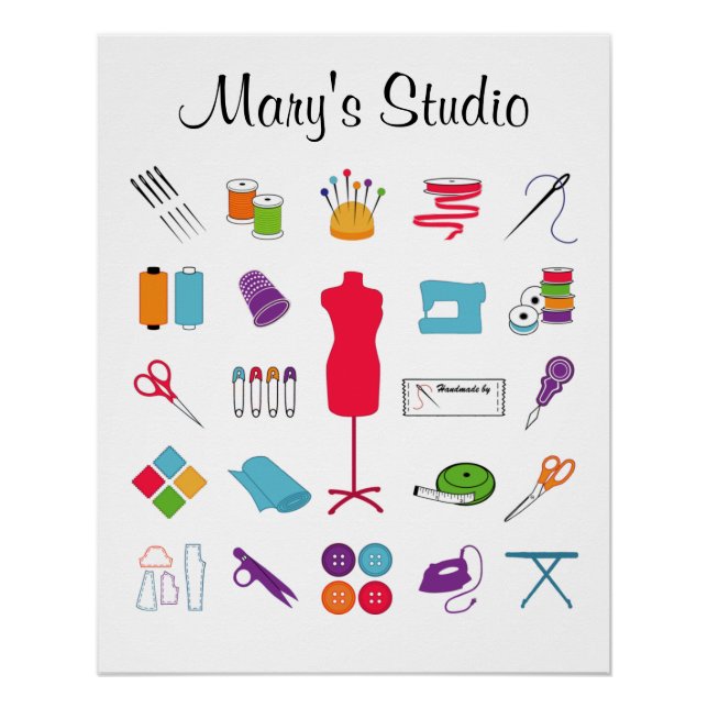 Póster Personalizar o Poster de texto (Frente)