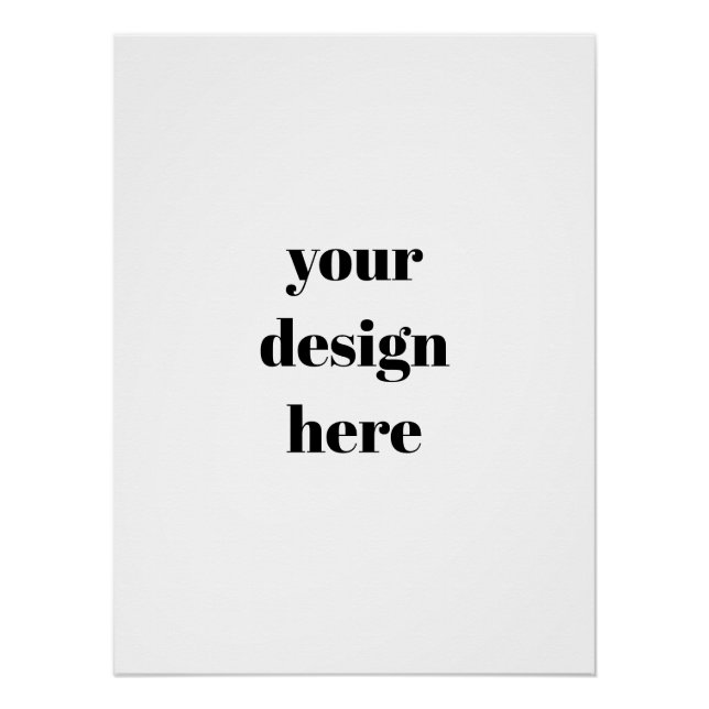 Póster Personalizar ou personalizar (Frente)