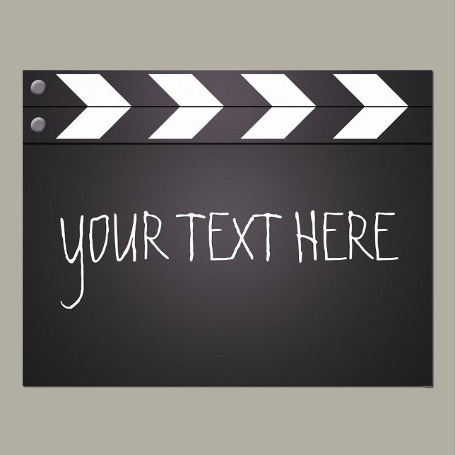 Póster Personalizar quadro de texto do Movie Diretor (Criador carregado)