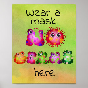 Poster Personalizar sem germes