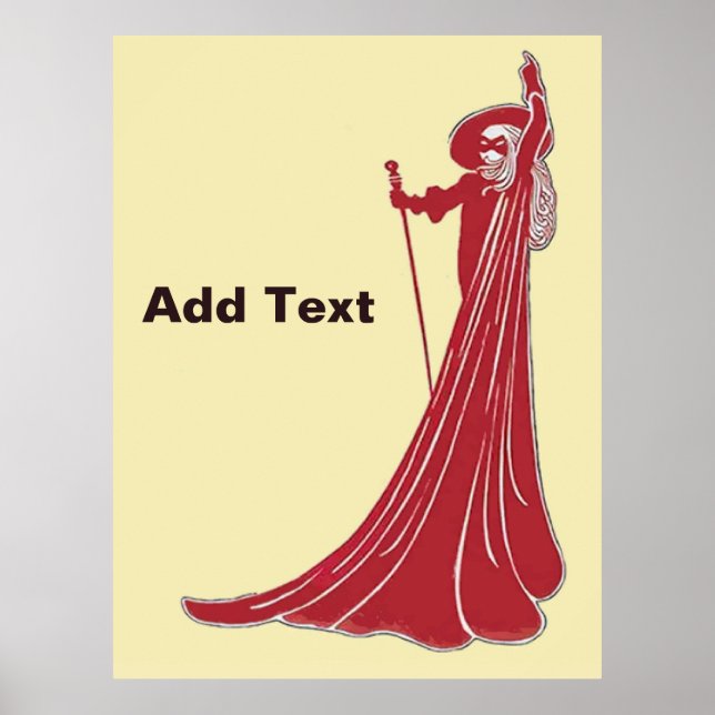 Poster Personalizar Vintage Opera (Frente)