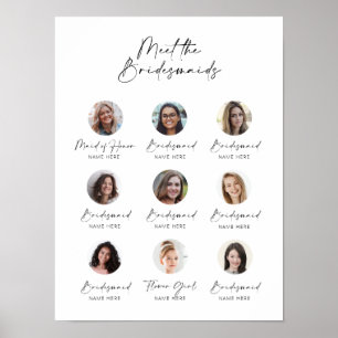 Poster Personalizável Atenda à Introdução às Bridesmaids