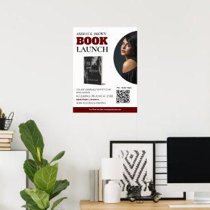 Poster Personalizável para Lançamento de Livro