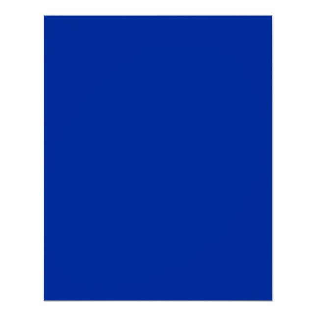 Póster PERSONALIZÁVEL "VBRANT Blue" (Frente)