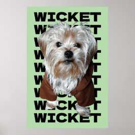 Poster Personalize! Repetição de Foto e Nome de Pet MINT