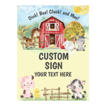 Personalize seu próprio sinal de Festa de aniversá