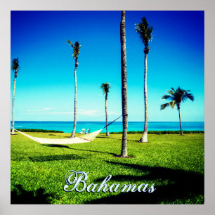 Poster Personalize seu texto das Bahamas