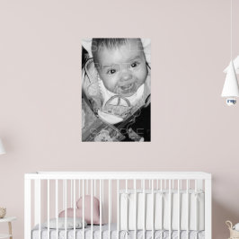 Poster Personalize sua foto preta e branca