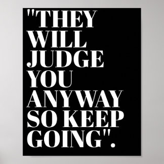 Poster Personalized Motivational Custom Quotes Monogram 