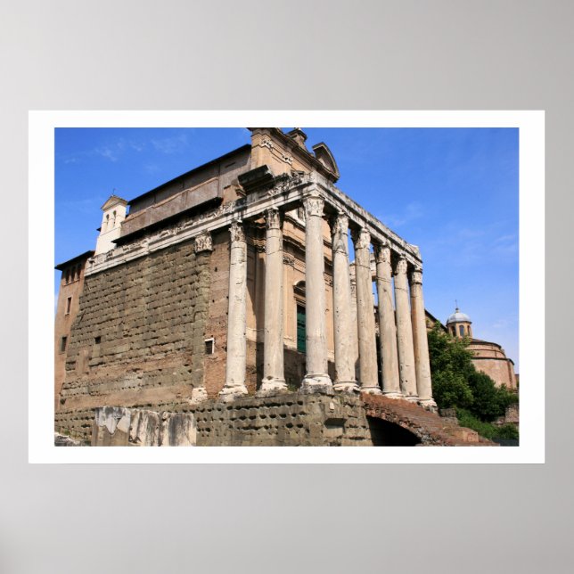 Póster Perspectiva do Templo (Frente)