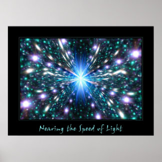 Poster Perto da velocidade da luz