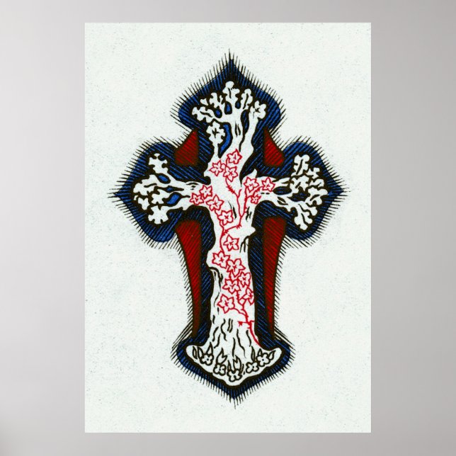 Póster Perto do meu Deus para a Cruz (Frente)