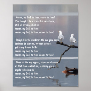 Poster Perto do meu Deus para a Igreja Cristã Hymn