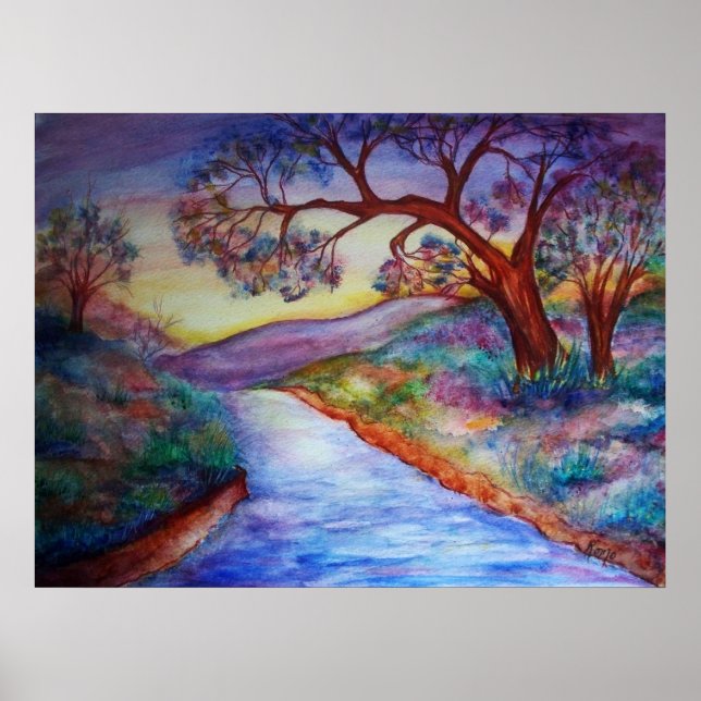 Poster Perto do rio. (Frente)