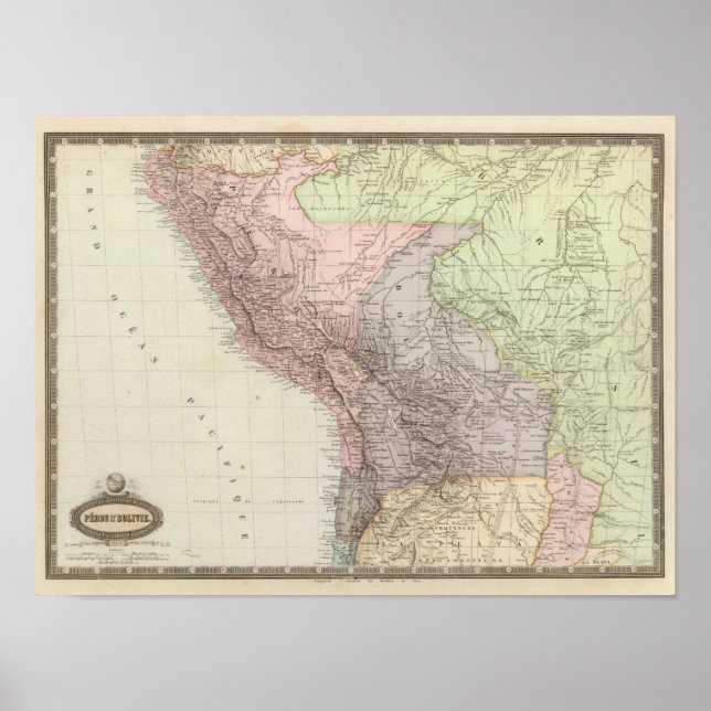 Póster Peru, Bolívia 2 (Frente)