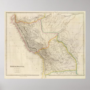 Póster Peru e Bolívia
