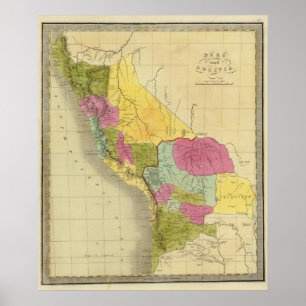 Póster Peru e Bolívia