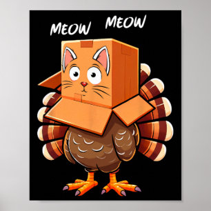 Poster Peru Feliz Gato Miado Homens Mulheres Crianças Fel
