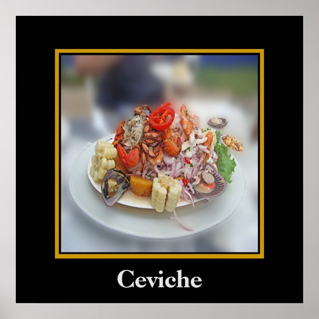 Poster Peruana Ceviche (Frente)