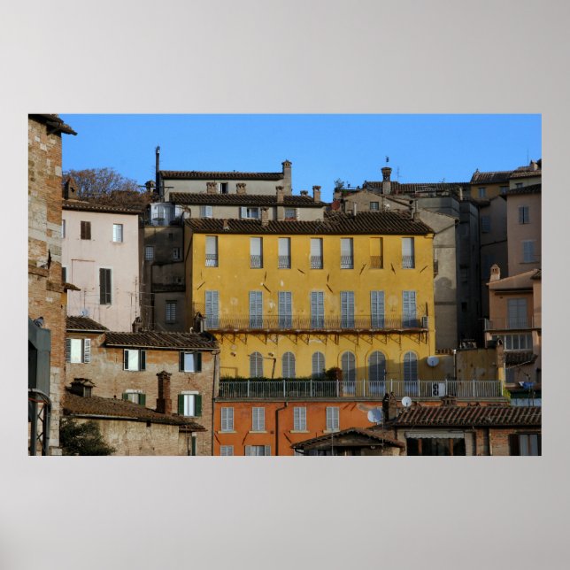 Póster Perugia, Itália (Frente)