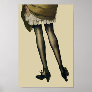 Póster Pés do vintage